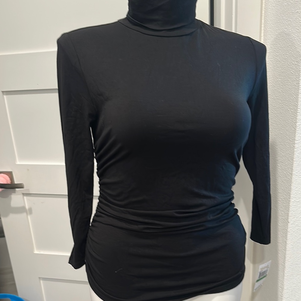 MICHAEL Michael Kors Elegant Black Turtleneck Sweater Size L